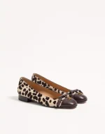 Valentino Valet Du Roi Ballerina In Pony-Effect Calfskin 25Mm - Image 6